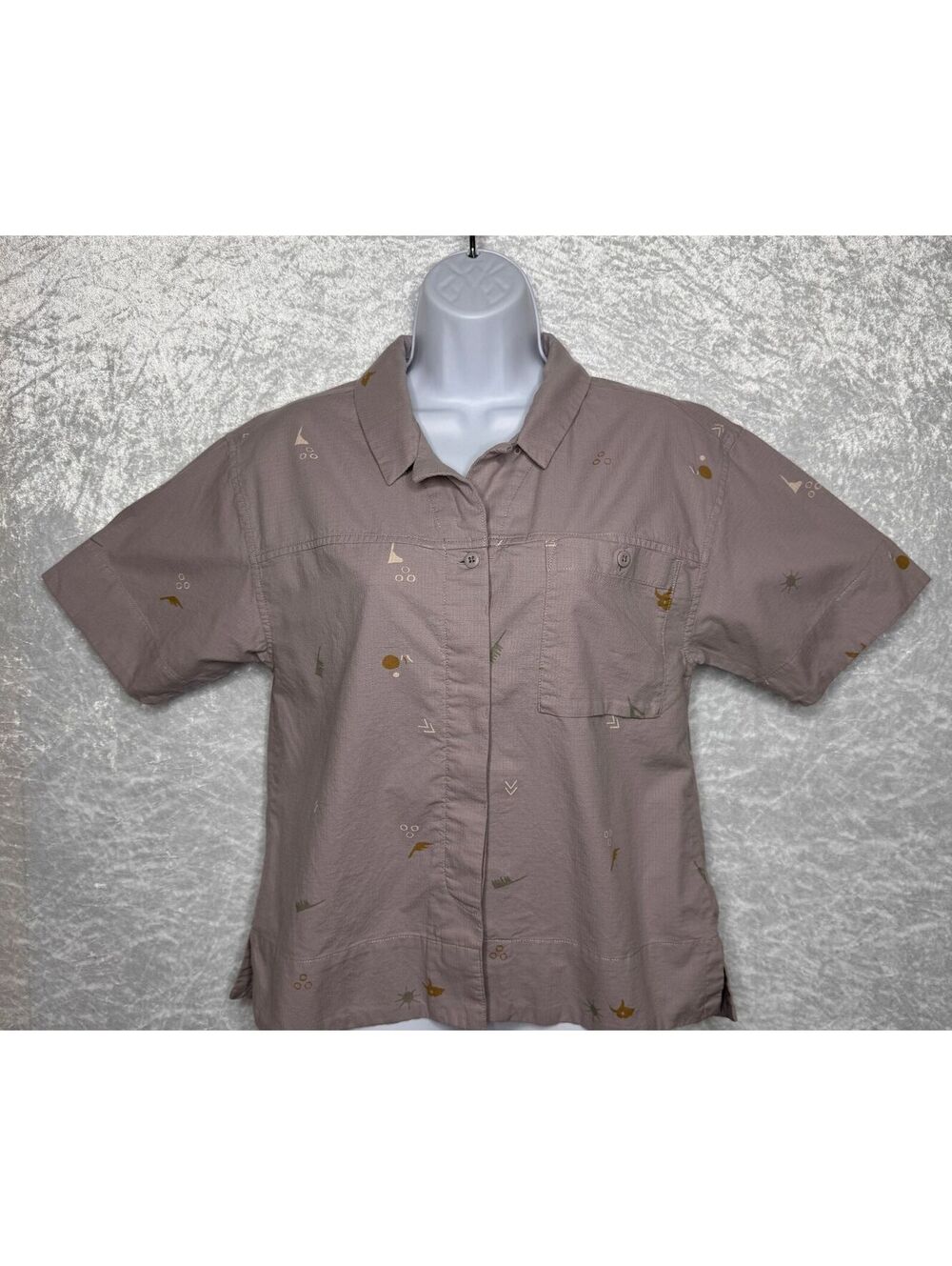 REI Cooperative Women's Button Up Shirt Size Small 100% Cotton
